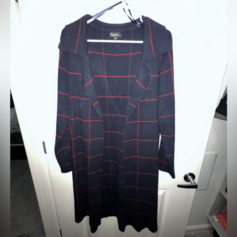 Long Knit Cardigan worn a couple times, thicker material
